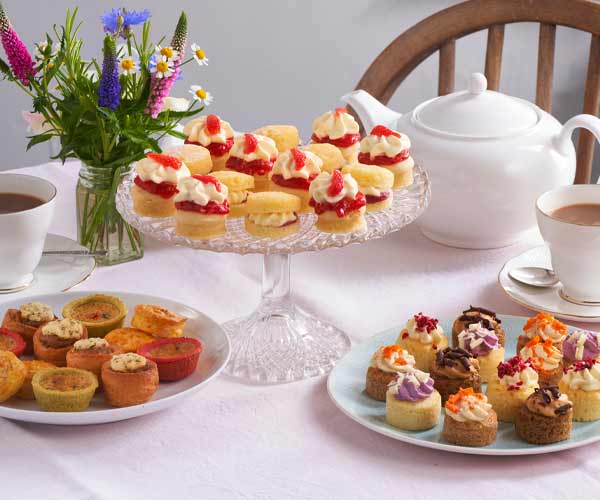 Afternoon tea with canapés from Frank Dale Foods
